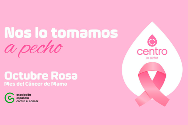 Centro se une un año más a la lucha contra el cáncer de mama